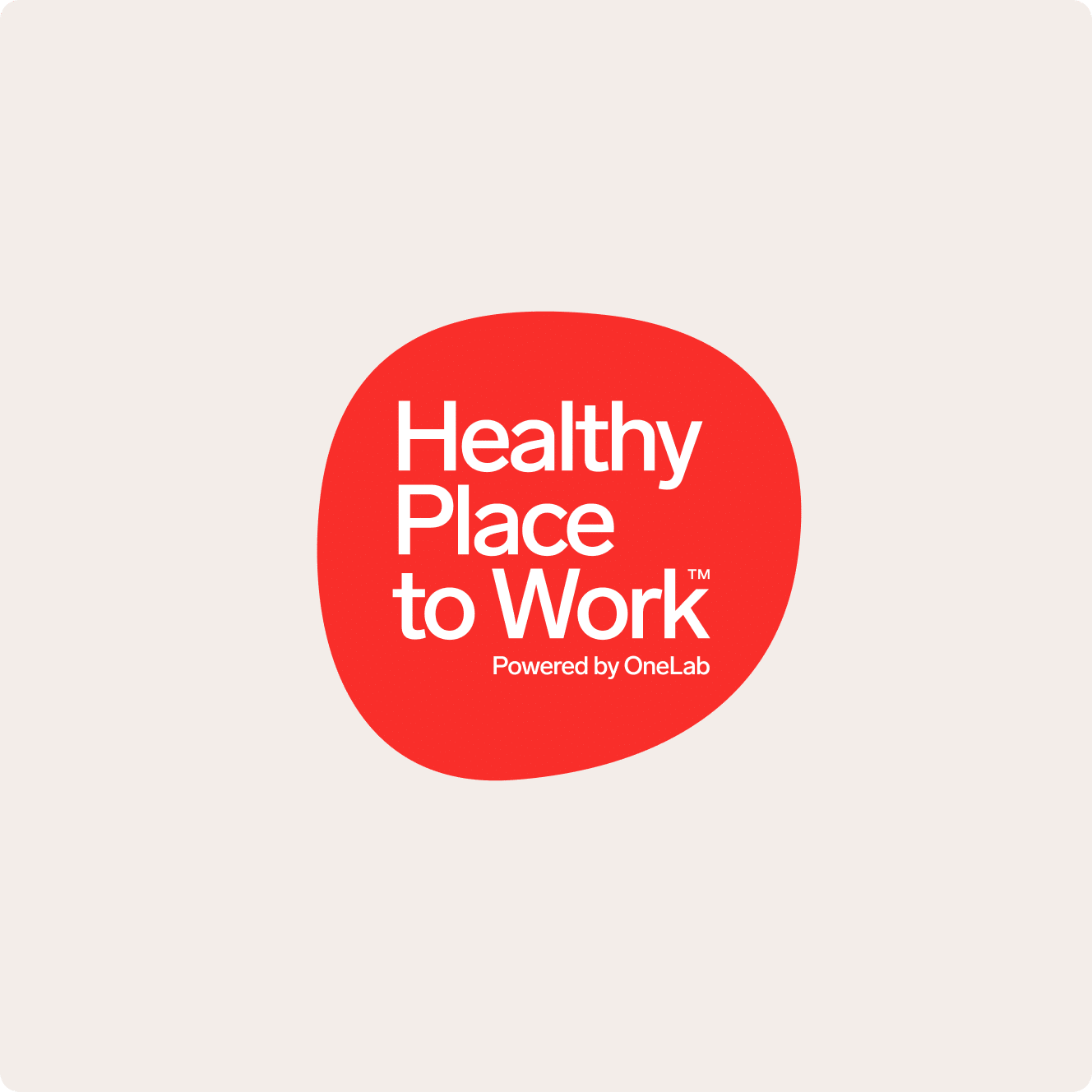 The Healthy Place to Work award, powered by OneLab, for companies with preventive health and work environment efforts
